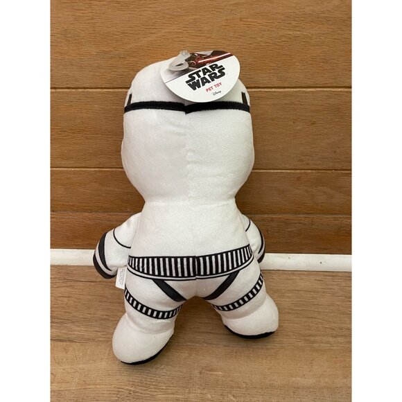 NWT Star Wars Stormtrooper Plush Pet Toy 12" By Fetch For Pets Soft Squeaky Dura - Picture 2 of 4